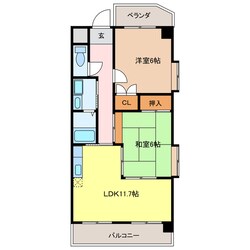 アネックス西町の物件間取画像